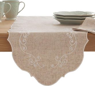 Lenox French Perle Embroidered Runner