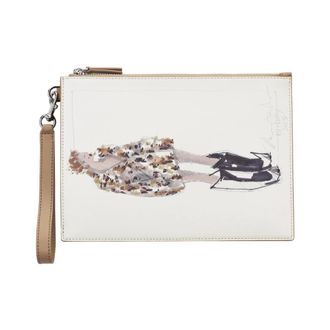 Marc Jacobs Wallets & Cardholders, female, Brown, Size: ONE SIZE The Wristlet Marc Sketch