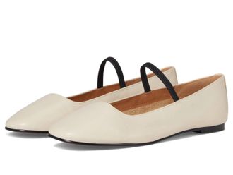 Madewell The Greta NN044 Ballet Flat Womens Ecru Leather Slip On ZOGG3326