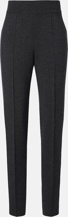 Alaia Ala&iuml;a Knitted wool-blend tapered pants
