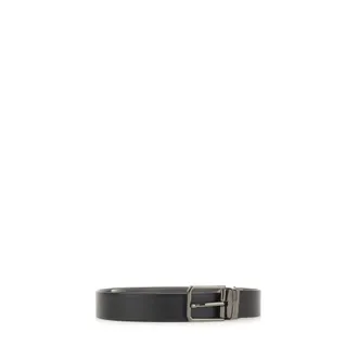 Gianni Chiarini Belts, male, Black, Size: ONE SIZE Reversible Leather Belt