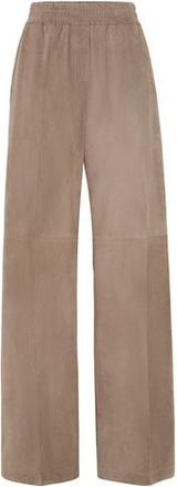 Brunello Cucinelli Loose Track trousers in Mud at Nordstrom, Size 40 It