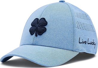 Black Clover Lucky Heather Laser 5 Hat Baseball Caps Heather Blue Hat/3d Navy Clover : SM/MD, Nylon/Polyester/Spandex