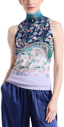 Robert Graham Silk-Blend Jacy Sweater