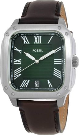 Fossil Crosby Quartz Green Dial Mens Watch FS6150