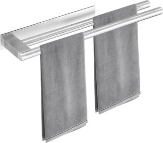 OEM Toallero De Ba&ntilde;o Sin Taladrar, Soporte De Pared De Acero Inoxidable Para Toallas De Cocina, Doble Barra Para Ba&ntilde;o, Cocina, Hotel, Barra Redonda Extend
