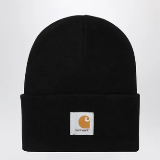 Carhartt Work in Progress Black Acrylic Watch beanie