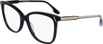 Victoria Beckham Black Acetate Glasses Womens (Frames)