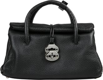 Zanellato Stijlvolle leren tas - Dames - Handtassen - Zwart - ONE Size - Leer - Tassen
