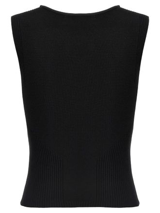 Marine Serre Moon Jewelry Tank Top - Black