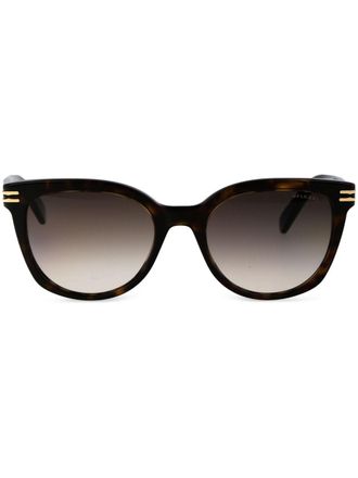 Bulgari square-frame sunglasses - Brown
