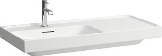 Laufen Laufen Lavabo Meda, Empotrable, Repisa Derecha, 1000x460mm, Sin