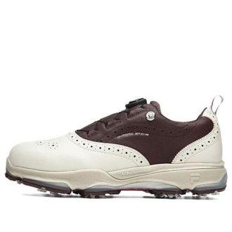 Fila Golf Oxford Spike Sneakers White Brown A12M241601FLF