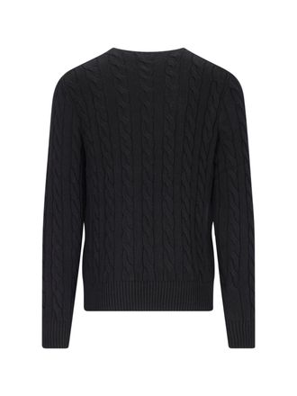 Polo Ralph Lauren Mens Sweaters Black Cotton