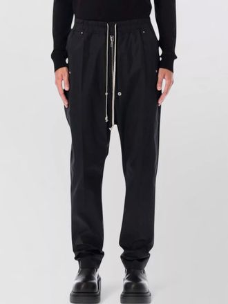 Rick Owens architectural cotton poplin utility trousers
