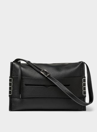 J.W.Anderson Mens Loafer grained leather bag