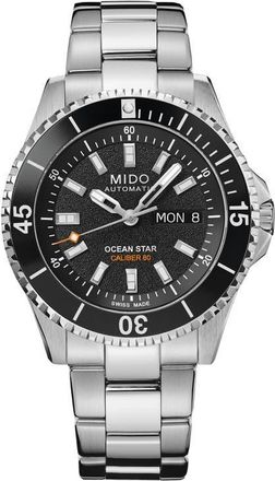 Mido Ocean Star 200 Automatic Bracelet Watch, 42.5mm in Black at Nordstrom