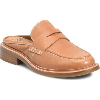 S&ouml;fft Monique Penny Loafer Mule in Honey at Nordstrom, Size 8.5