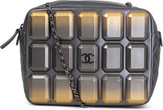 Chanel 2014 Evening Art shoulder bag - unisex - CALFSKIN/Resin - One Size - Grey