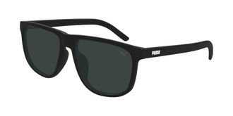 Puma PU0499SA Asian Fit 001 Mens Sunglasses Black Size 58