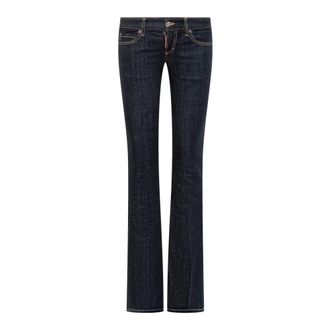 Dsquared2 Boot-cut Jeans, female, Blue, Size: XS Bootcut Denim Jeans