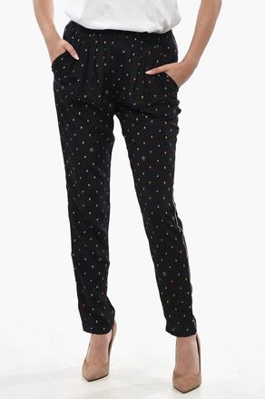 Stella McCartney Pantaloni in Seta CHRISTINE con Motivo a Pois Stella McCartney