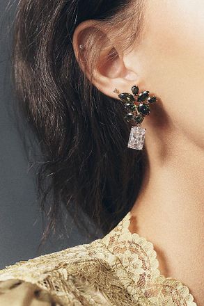 Nadri Ane Crystal Cluster Drop Earrings
