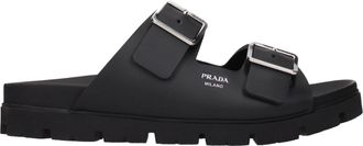 Prada T-shirts en sokken Zwart rubberen man