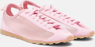 Jacquemus Tennis suede-trimmed sneakers