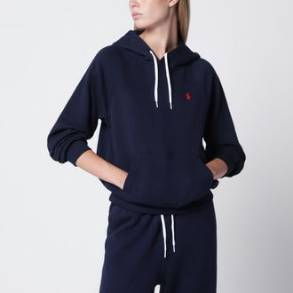 Polo Ralph Lauren Felpa con cappuccio blu navy