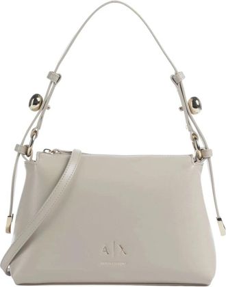 A|X Armani Exchange Tassen.. - Dames - Schoudertassen - Beige - ONE Size - Leer - Tassen