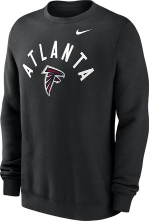 Nike Atlanta Falcons Club Nike Mens NFL Pullover Crew in Black | NKPV00A96-ANW