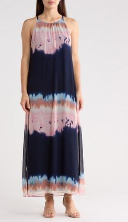 Matty M Braided Trim Maxi Dress in Navy at Nordstrom Rack, Size X-Small