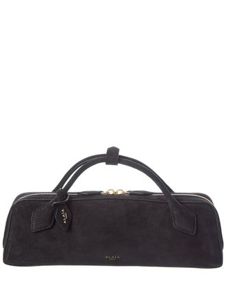 Alaia ALA&Iuml;A Le Teckel Suede Clutch
