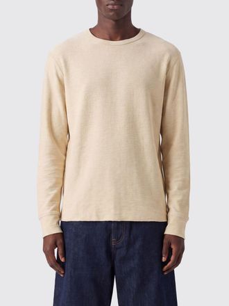 Sunflower Long-Sleeved Cotton T-Shirt with Crew Neck