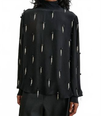 Rachel Comey Prina Top In Black Silver