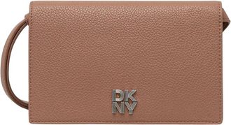 DKNY Etta Portemonnee - Dames - Schoudertassen - Bruin - ONE Size - Leer - Tassen
