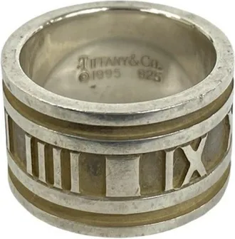 Tiffany & Co. Silver Silver 925 Band Ring (Pre-Owned)