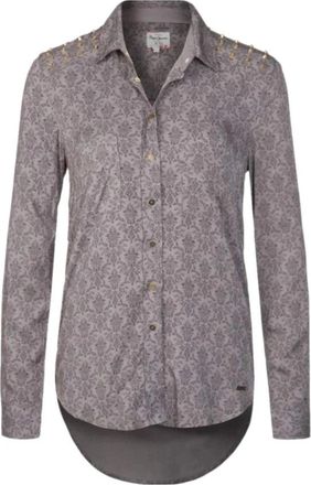 Pepe Jeans London Speenhemd - Dames - Overhemden - Grijs - XS - Overhemden