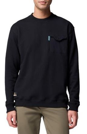Columbia High Cascades French Terry Sweatshirt in Black 010 at Nordstrom Rack, Size Large