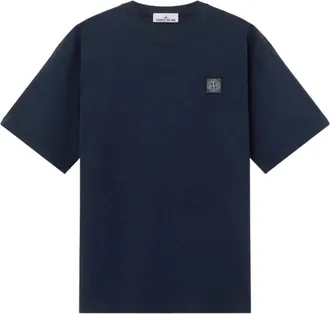 Stone Island 2100030 Compass Patch T-Shirt Navy Blue L1S152100030S0115V0020