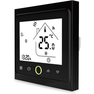 OEM Termostato Inteligente Negro, Controlador De Temperatura Wi-fi, Aplicaci&oacute;n Smart Life, Control Remoto Para Calefacci&oacute;n El&eacute;ctrica, Compatible Con Alexa