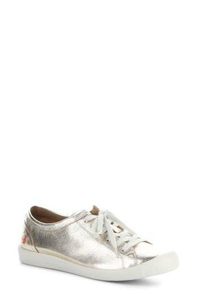 Softinos Isla Sneaker in 611 Champagne Lamina at Nordstrom Rack, Size 6-6.5Us / 37Eu