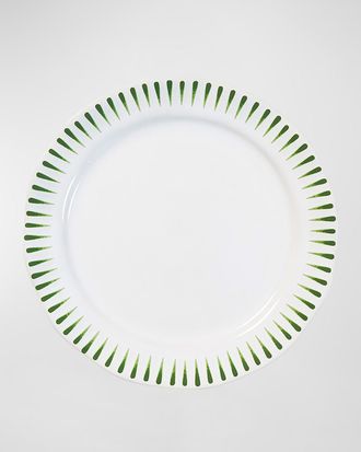 Juliska Sitio Stripe Basil Dessert/Salad Plate