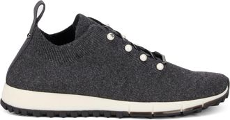 Jimmy Choo London Womens Sneakers Veles Cashmere Black Black-Mix Trainers Black/mix