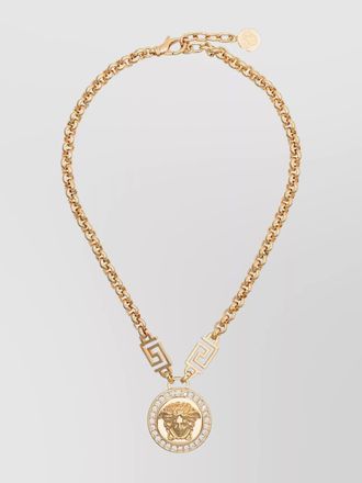 Versace crystal-embellished necklace