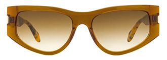 Just Cavalli SJC034 Square Cat-Eye Sunglasses - Brown