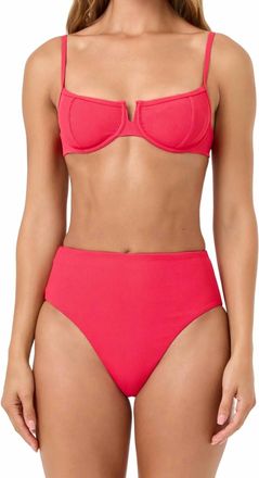 L*Space Soleil Bikini Bottom In Pout