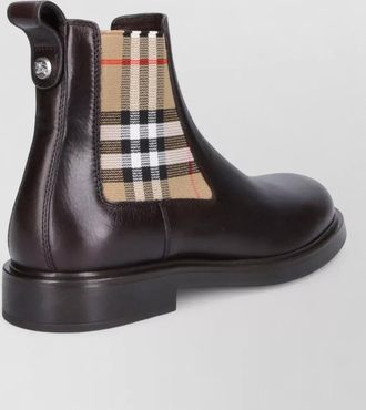Burberry leather ankle boots