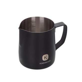 KASANOVA Bricco latte 350 ml acciaio inox nero